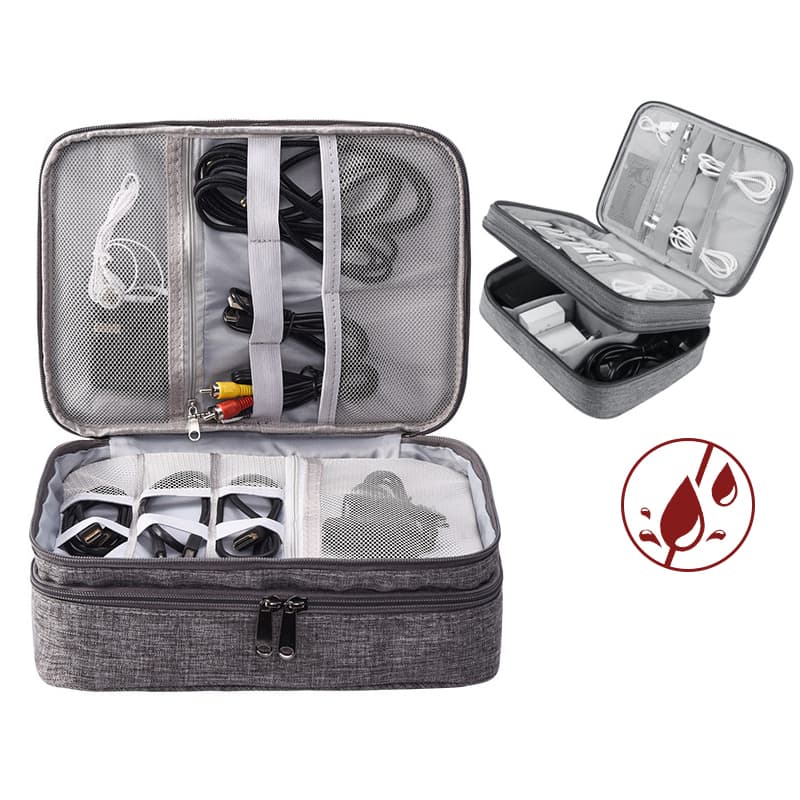 Water-Resistant Tech Organizer