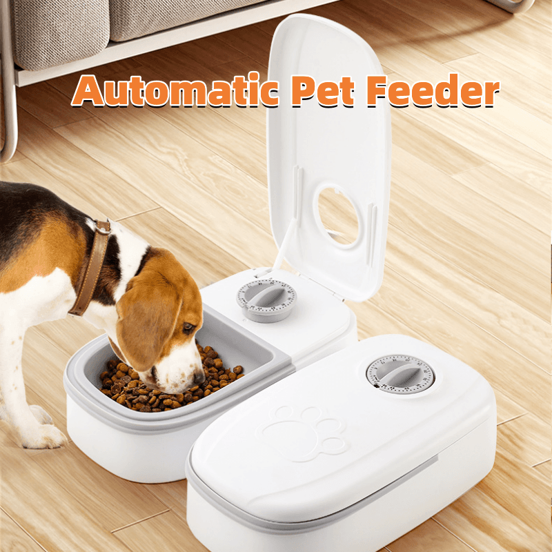Two-Bowl Gravity Pet Feeder