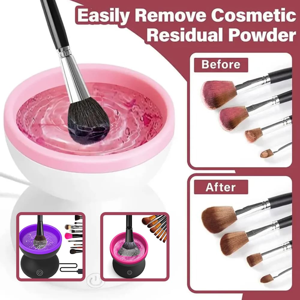 Spin-Clean Makeup Brush Tool